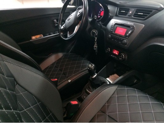 Каркасные авточехлы на KIA Rio 3 Каркасные авточехлы на KIA Rio 3